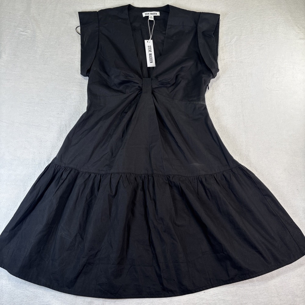 Steve Madden Women's Black Cotton Dress Size Small